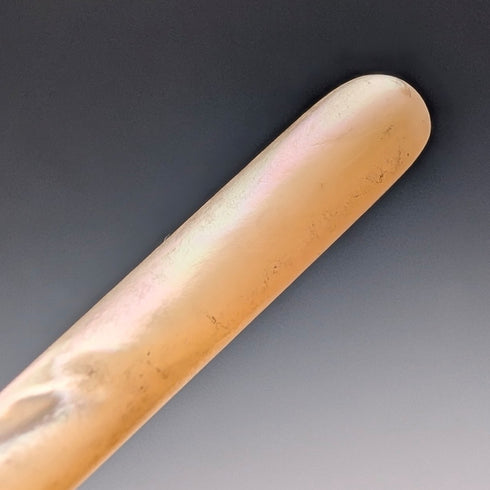 1922年英國古董小叉,珍珠母貝手柄,純銀叉刃,Adie & Lovekin有限公司出品