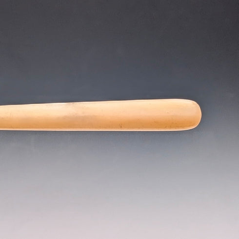 1922年英國古董小叉,珍珠母貝手柄,純銀叉刃,Adie & Lovekin有限公司出品