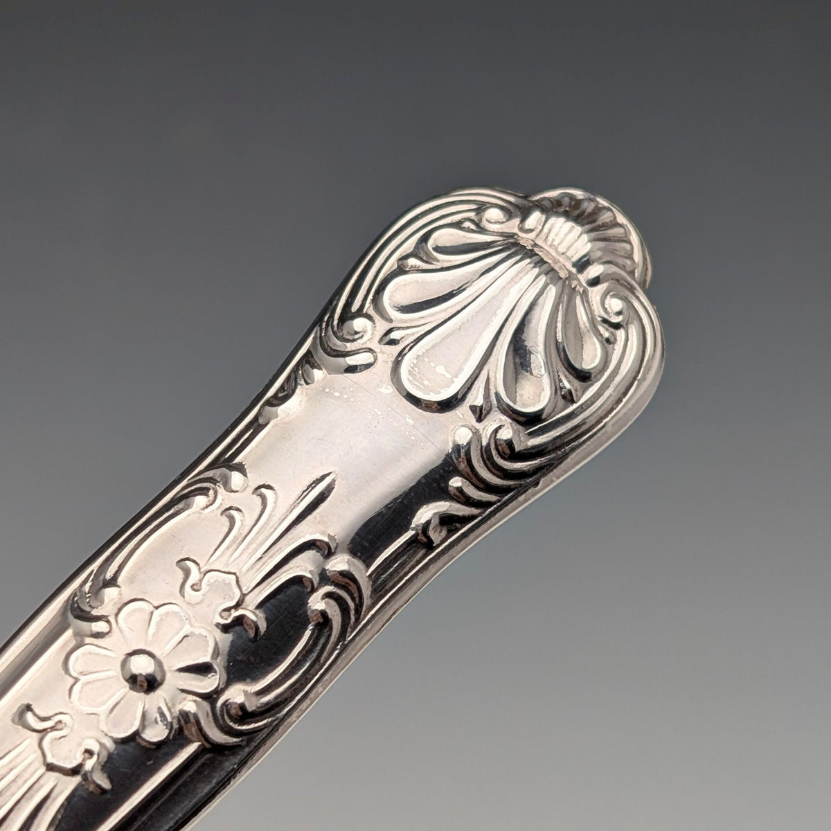 1975年 英国ヴィンテージ 純銀製ハンドル ケーキスライサー 箱入り