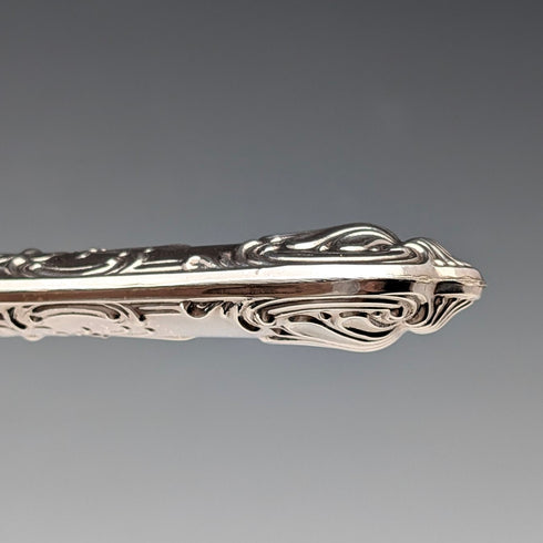 1975年 英国ヴィンテージ 純銀製ハンドル ケーキスライサー 箱入り Harrison Brothers