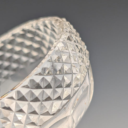 1924年 英国アンティーク 純銀&カットガラス 調味料入れセット James Dixon&Sons