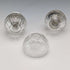1924 British Antique Sterling Silver and Cut Glass Condiment Set by James Dixon & Sons