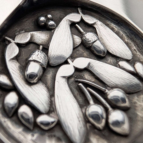 British Vintage Sterling Silver Small Trinket Box by Keith Smith