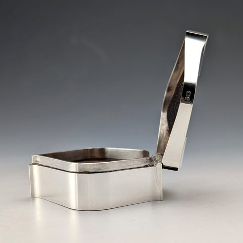 英国ヴィンテージ 純銀製 小型トリンケットボックス 79g Keith Smith