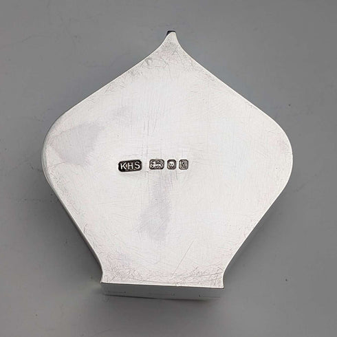 British Vintage Sterling Silver Small Trinket Box by Keith Smith