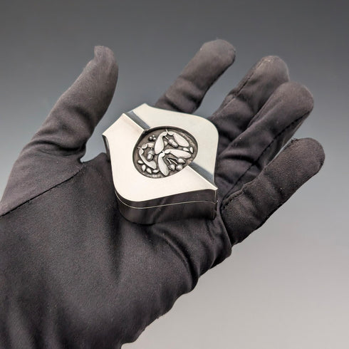 英国ヴィンテージ 純銀製 小型トリンケットボックス 79g Keith Smith