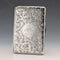 1886 British Antique Sterling Silver Double-Opening Small Card Case, 64g, William Oliver