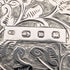 1886 British Antique Sterling Silver Double-Opening Small Card Case, 64g, William Oliver