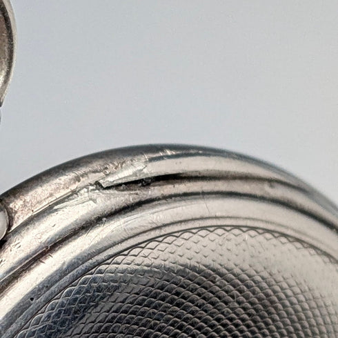 Circa 1931 Vintage Longines Pocket Watch with Silver-sided Hunter Case, Serviced