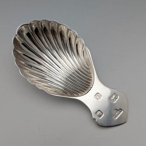 1978 British Vintage Sterling Silver Tea Caddy Spoon, 20.5g, A Chick & Sons Ltd, Case Included