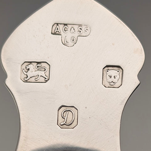 1978 British Vintage Sterling Silver Tea Caddy Spoon, 20.5g, A Chick & Sons Ltd, Case Included