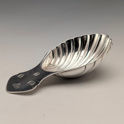 1978 British Vintage Sterling Silver Tea Caddy Spoon, 20.5g, A Chick & Sons Ltd, Case Included
