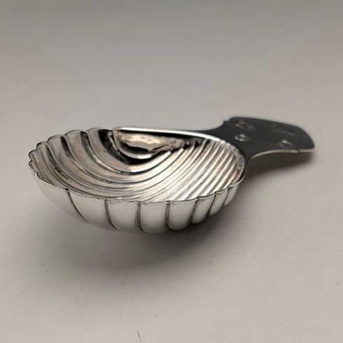 1978 British Vintage Sterling Silver Tea Caddy Spoon, 20.5g, A Chick & Sons Ltd, Case Included