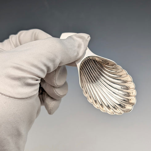 1978 British Vintage Sterling Silver Tea Caddy Spoon, 20.5g, A Chick & Sons Ltd, Case Included