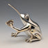 British Vintage Frog Design Sterling Silver Salt Cellar, 131g Total, CCP