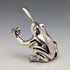 British Vintage Frog Design Sterling Silver Salt Cellar, 131g Total, CCP