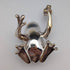 British Vintage Frog Design Sterling Silver Salt Cellar, 131g Total, CCP