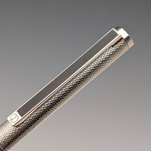 German vintage Dunhill base metal ballpoint pen case with cloth