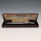 1962 British Vintage Yard O' Red Sterling Silver Push-On Mechanical Pencil with Case