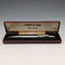 1962 British Vintage Yard O' Red Sterling Silver Push-On Mechanical Pencil with Case
