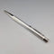 1959 British Vintage Yard O' Red Sterling Silver Hexagonal Push-On Mechanical Pencil