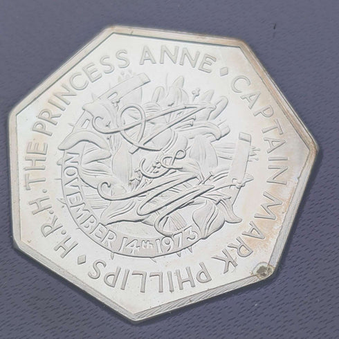 1973年 英国アン王女ご成婚記念 純銀コイン6枚セット 銀重量50g Ppbjoy Mint ltd