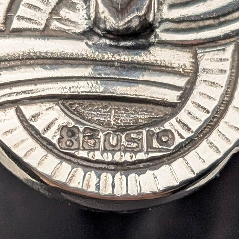 Nordic Vintage 830 Sterling Silver Viking Longship Miniature 167g