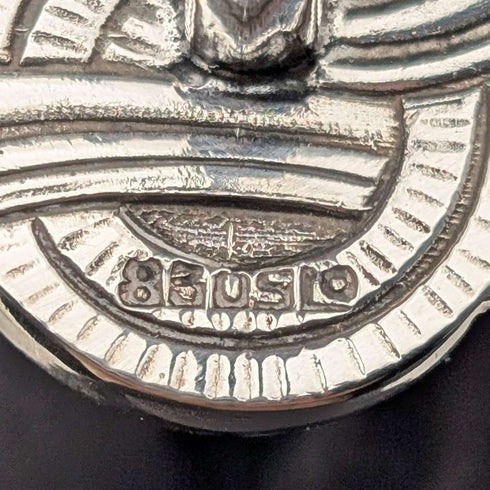 Nordic Vintage 830 Sterling Silver Viking Longship Miniature 167g