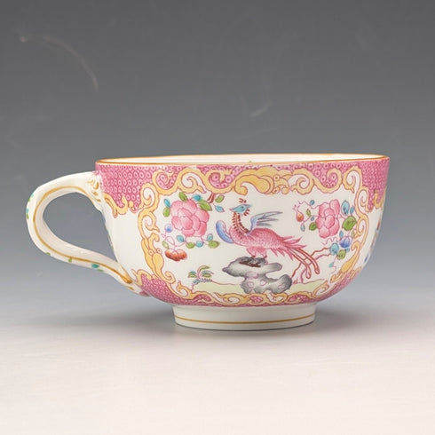 1920s British Minton Teacup Trio Pink Cockatrice, special order for Meyer Emporium (5)