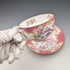 1920s British Minton Cup & Saucer, Pink Cockatrice, Custom Order for Meyer Emporium