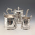 Antique British silver-plated tea set, circa 1900, Mappin & Webb
