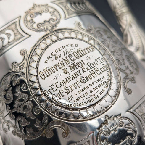 Antique British silver-plated tea set, circa 1900, Mappin & Webb