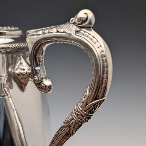 Antique British silver-plated tea set, circa 1900, Mappin & Webb