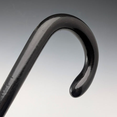 1924 年英國古董黑色彎柄純銀裝飾,91 厘米,J Howell & Co.