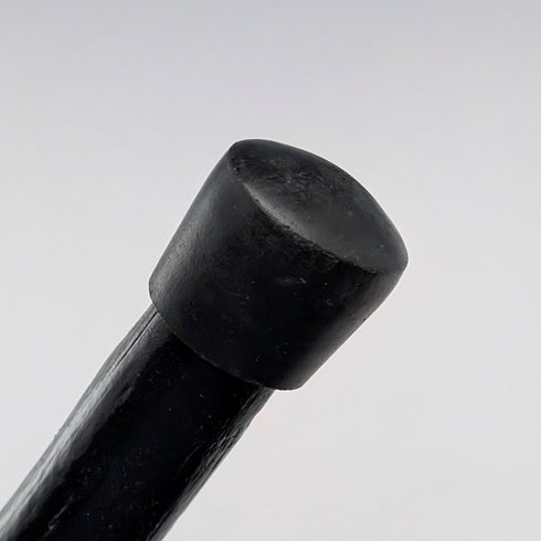 20世紀前半 ねじれブラックシャフト 曲がりハンドル ステッキ 杖 90cm