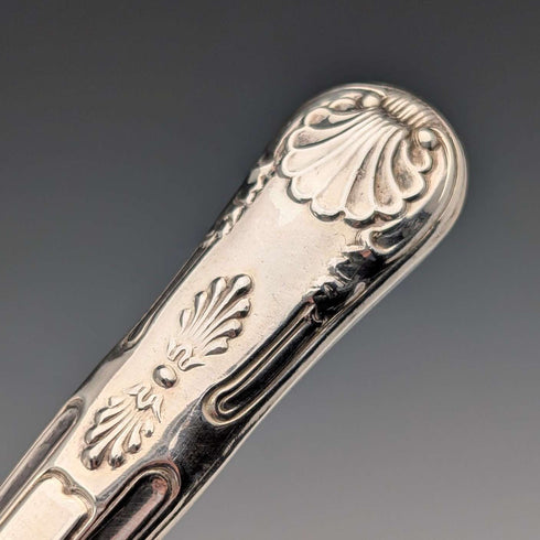 Circa 1961 British Vintage Sterling Silver Handle Tea Knife Set of 6 in Viner's Case