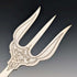1907 British Antique Sterling Silver Handle Bread Fork by William Yates