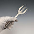 1907 British Antique Sterling Silver Handle Bread Fork by William Yates