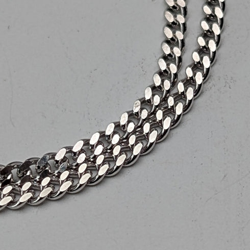 ヴィンテージ 純銀製 オーバル型ロケットペンダント 純銀ネックレス付き 計15.2g