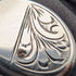 British Vintage Sterling Silver Oval Locket Pendant with Sterling Silver Necklace, 12.8g Total, Excalibur