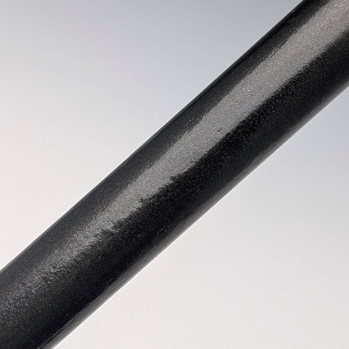 1927年 英国アンティーク ブラックシャフト ホーンハンドル 純銀装飾 ステッキ 84cm