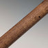 1909年 英国アンティーク ブラウンシャフト 彫刻純銀製 ロンデルハンドル ステッキ 杖 88cm