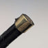 Vintage Twisted Black Shaft Bent Handle Walking Stick 84cm