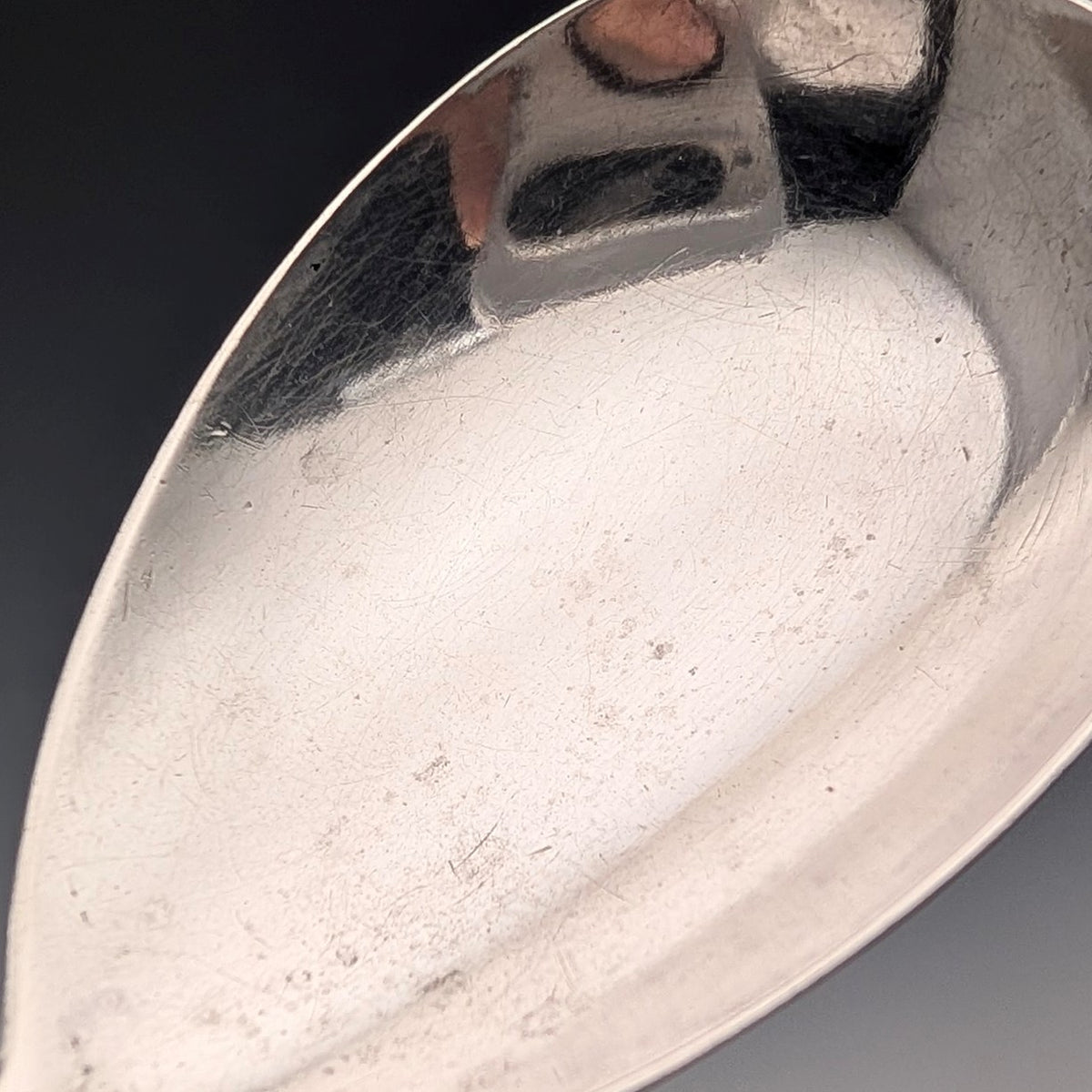 1840年 英国アンティーク 純銀製 ティーキャディースプーン 19.3g John