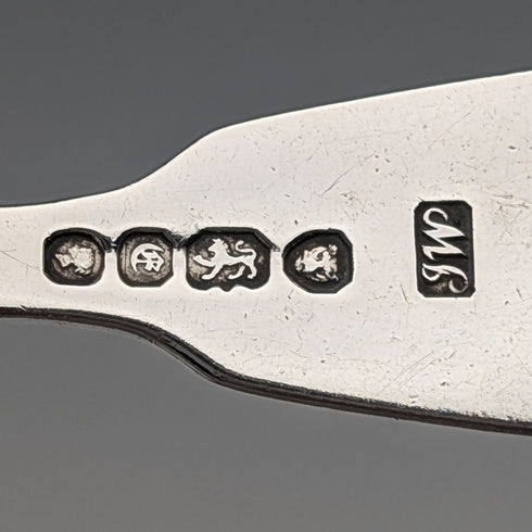 1840 British Antique Sterling Silver Tea Caddy Spoon, 19.3g, John James Whiting