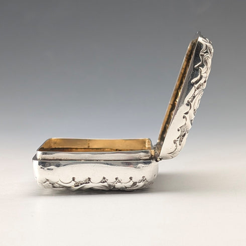 1893年英國古董純銀首飾盒,31克,亨利馬修斯