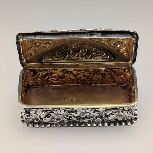 1905年英國古董純銀首飾盒,38克,托馬斯·比什頓
