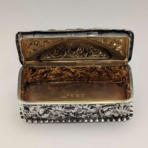 1905年 英国アンティーク 純銀製 トリンケットボックス 38g Thomas Bishton