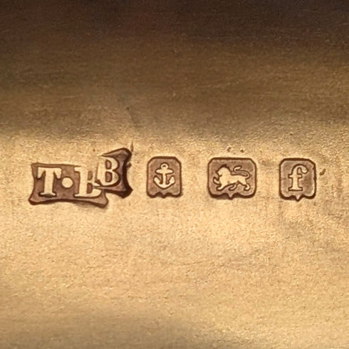 1905年英國古董純銀首飾盒,38克,托馬斯·比什頓