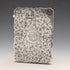 1896 British Antique Scroll-Decorated Sterling Silver Card Case, 55g, Frederick Marson